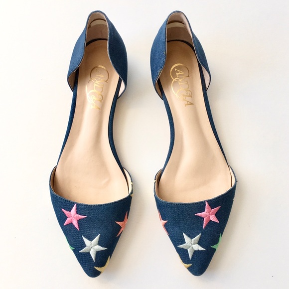 Anthropologie Shoes - Anthropologie Candela Penn Flats Stars & Denim 9